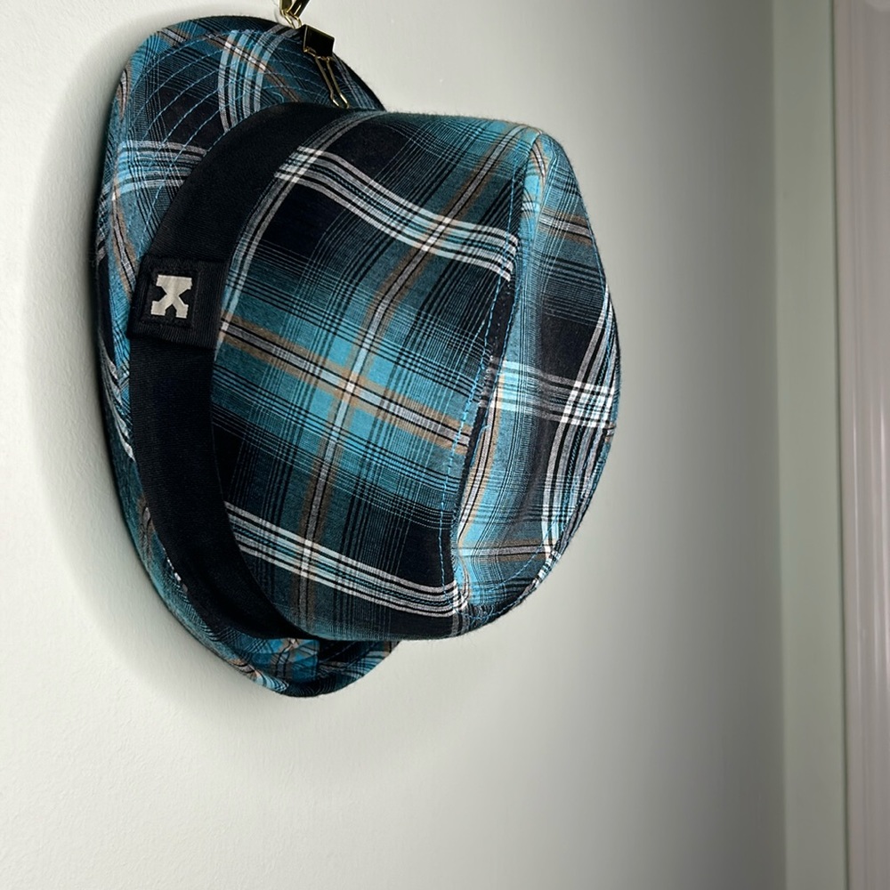 Kenny K Vintage Plaid Fedora